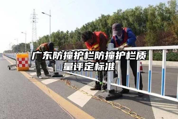 广东防撞护栏防撞护栏质量评定标准