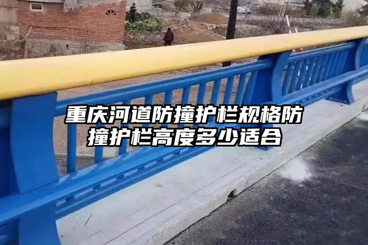 重庆河道防撞护栏规格防撞护栏高度多少适合