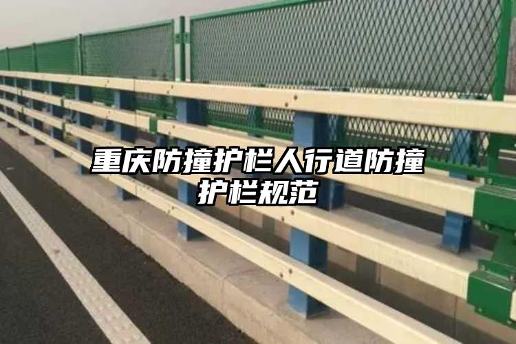 重庆防撞护栏人行道防撞护栏规范
