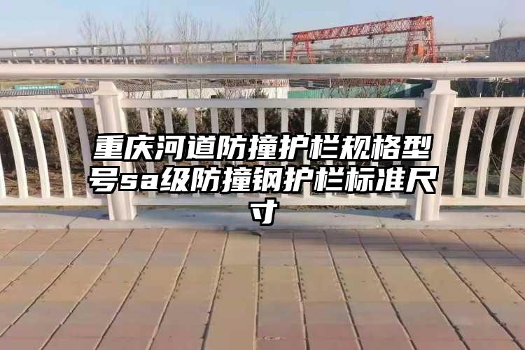 重庆河道防撞护栏规格型号sa级防撞钢护栏标准尺寸