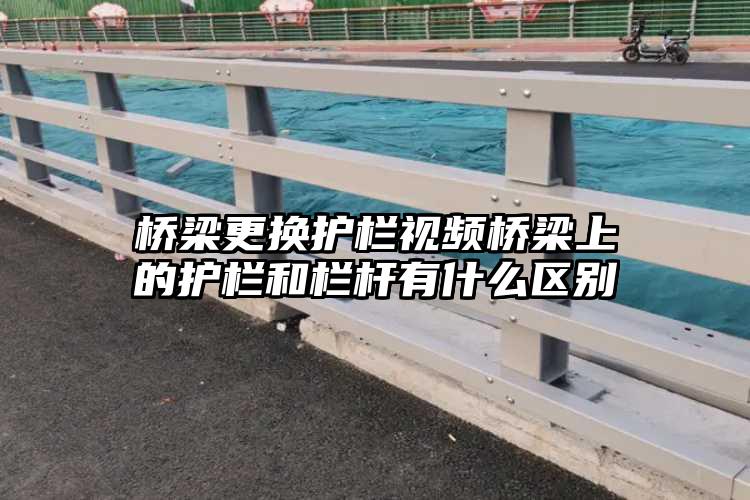 桥梁更换护栏视频桥梁上的护栏和栏杆有什么区别