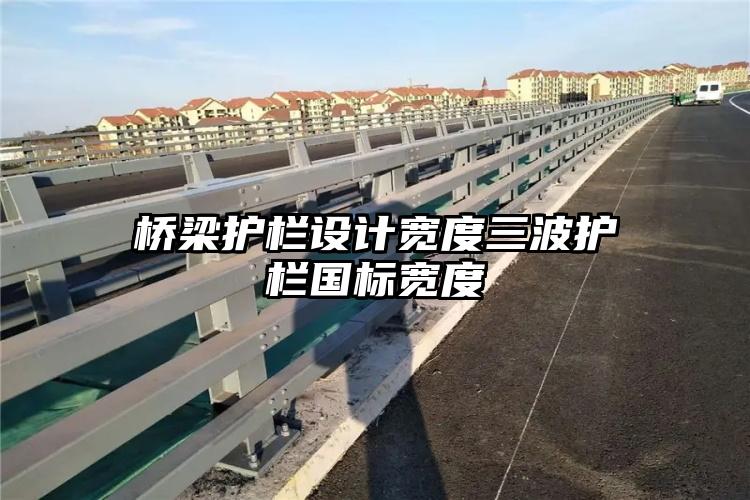 桥梁护栏设计宽度三波护栏国标宽度