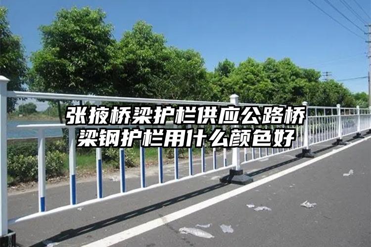 张掖桥梁护栏供应公路桥梁钢护栏用什么颜色好